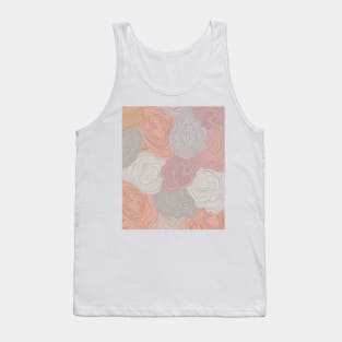 Pastel Colours Abstract Topography  Aeasthetic  Pattern Tank Top